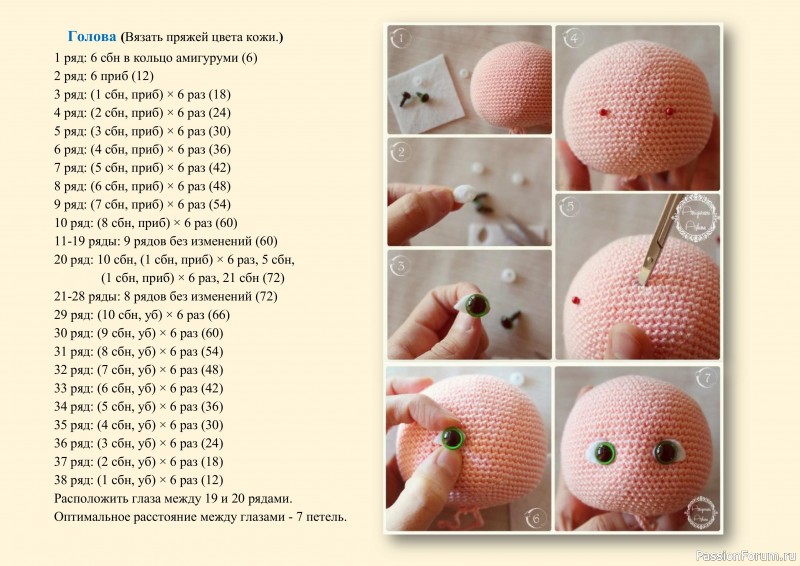 Кукла Молли крючком. Описание