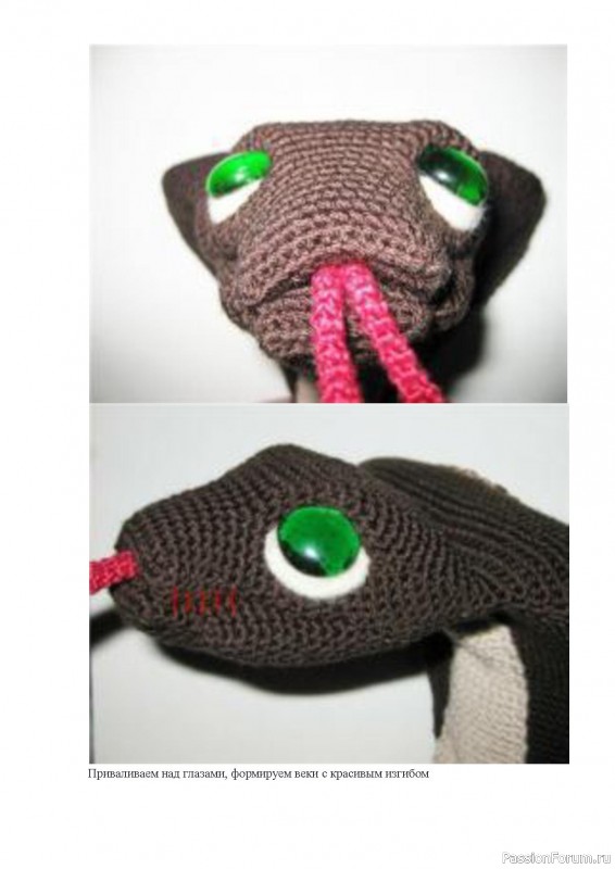 Кобра крючком. МК Людмилы Сургановой