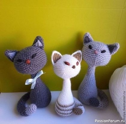 Котики крючком. МК