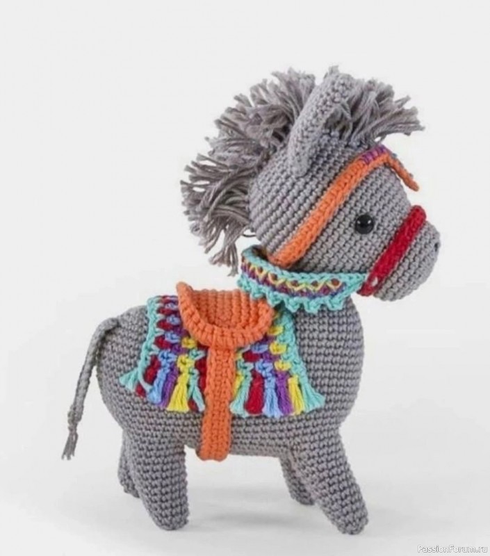 Маленький ослик крючком. МК
