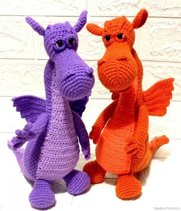 Драконы крючком. МК