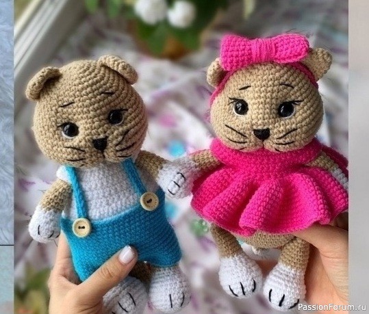 Котик крючком. МК