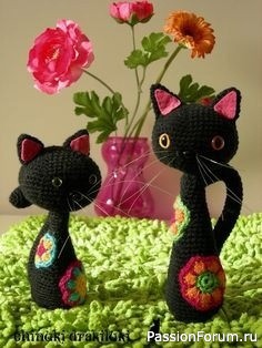 Кошечки крючком. МК