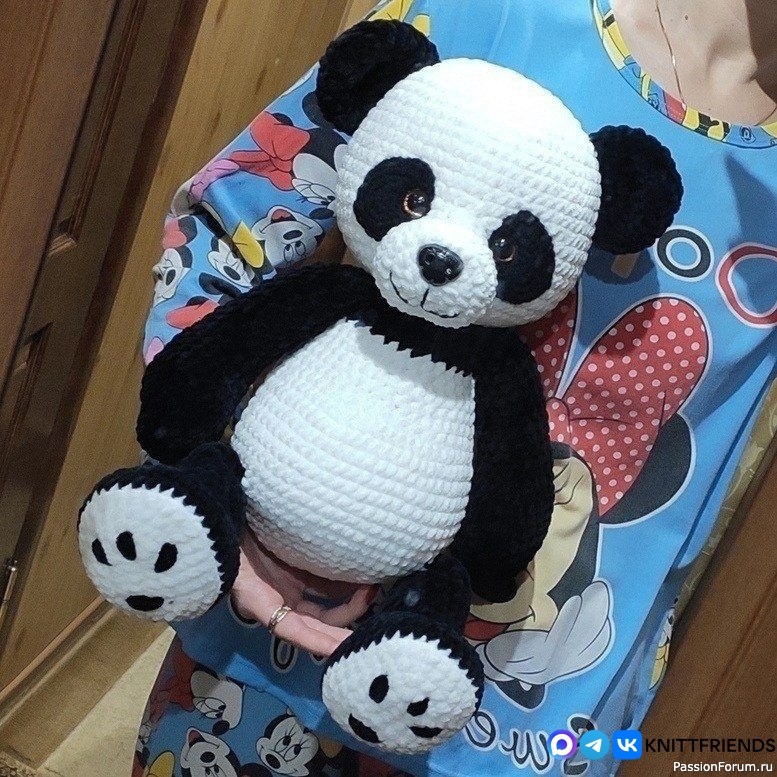 Панда крючком. МК