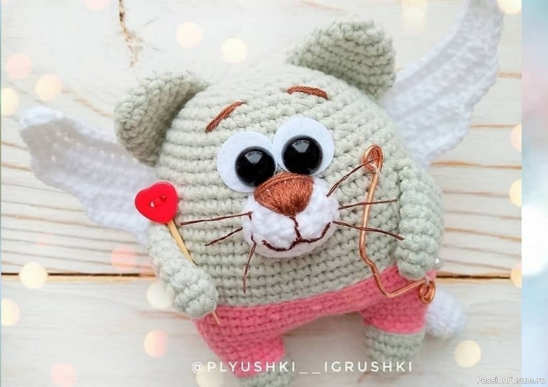 Валькин кот крючком. МК