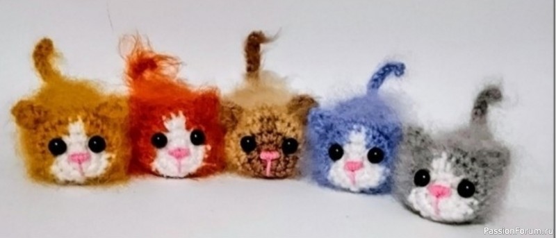 Котик Малявка крючком. МК