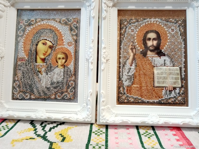 Мои православные иконы, вышитые бисером