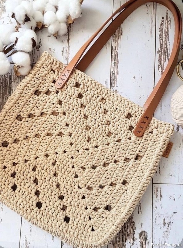 Сумочка крючком. Схема