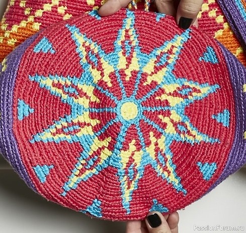 Сумка-мочила крючком. Схема