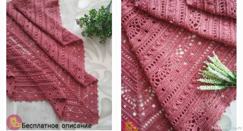 Бактус крючком. Схема