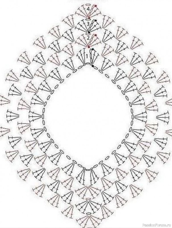 Летний вязаный топ крючком. Схемы