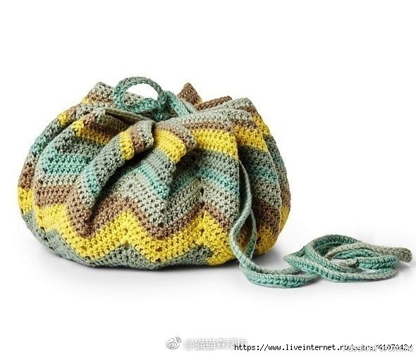 Сумка-коврик "Звезда" крючком. Схема