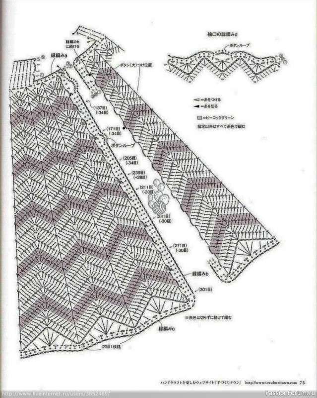 Жилет/накидка. Схема