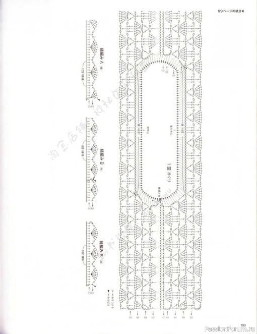 Жилет крючком. Схема