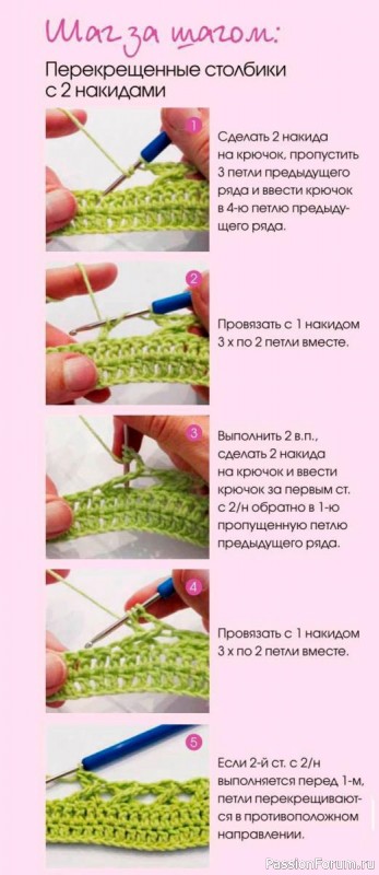 Летнее платье крючком с ажурной каймой