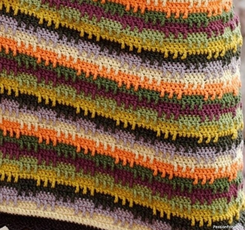 Красивая юбка крючком. Схема