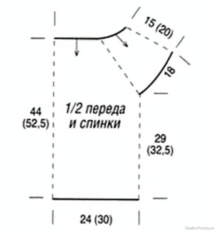 Летняя кофточка крючком: схема вязания с описанием