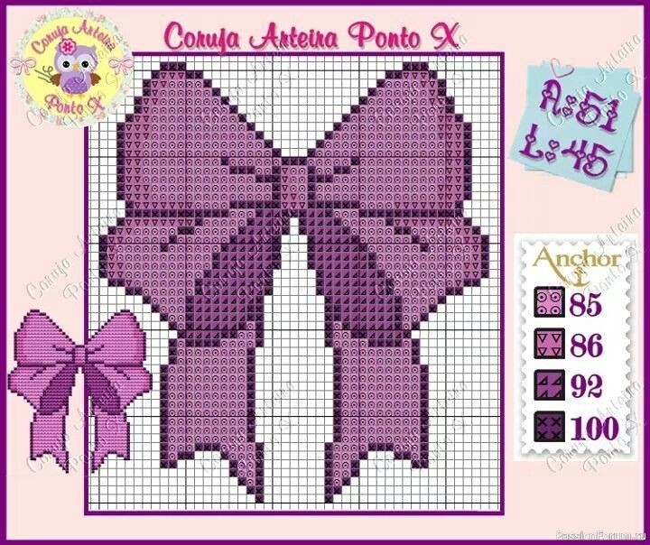 Подборка схем с бантиками