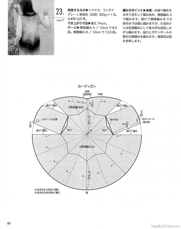 Жилет крючком. Схема