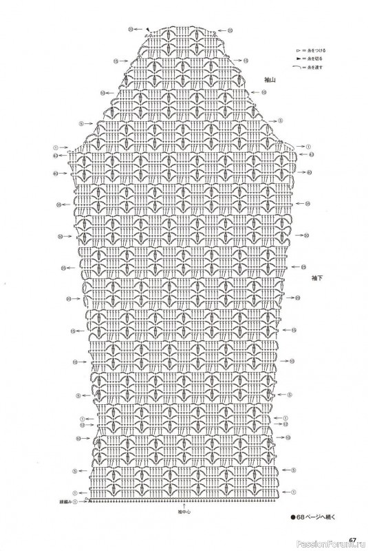 Нарядная блузка крючком. Схемы