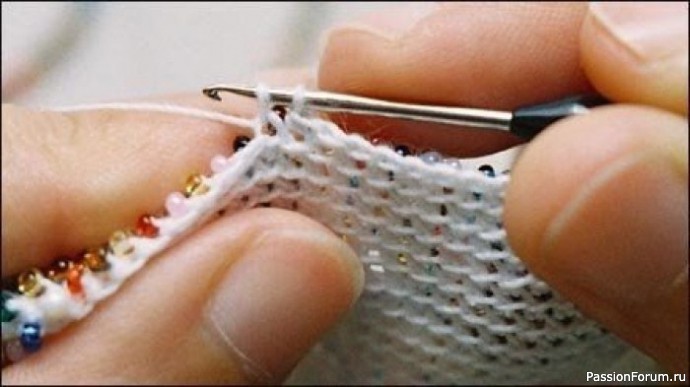 Вязание с бисером для начинающих. Мастер-класс