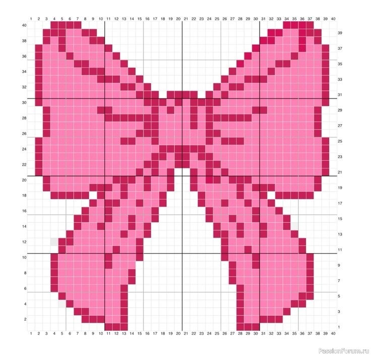 Подборка схем с бантиками