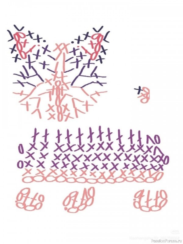 Корги. Аппликация, брошь. Схема