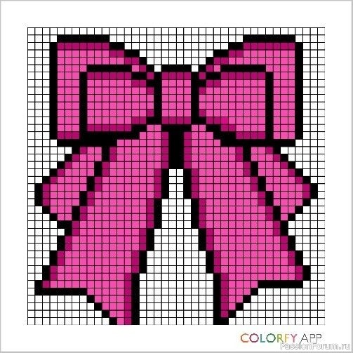 Подборка схем с бантиками