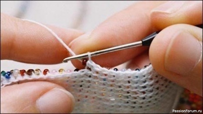 Вязание с бисером для начинающих. Мастер-класс