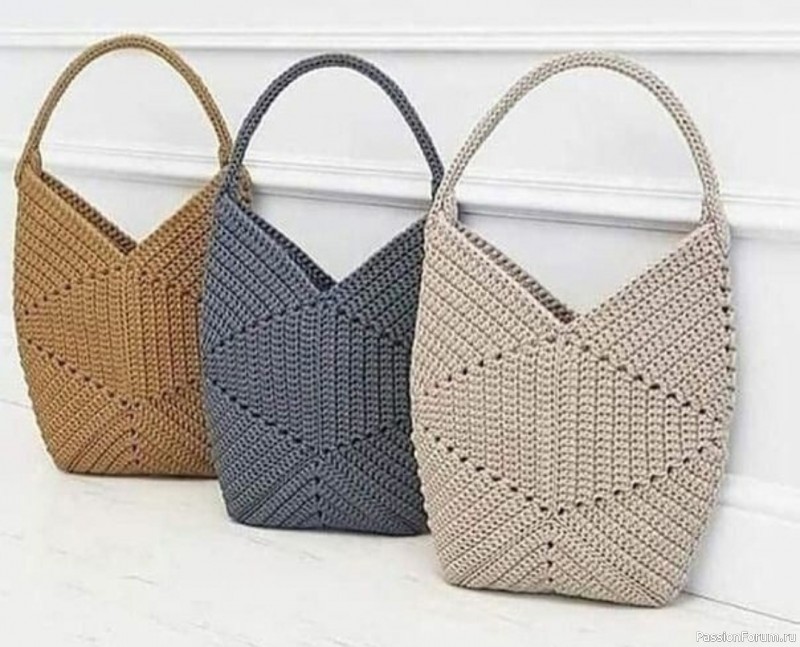 ​Сумки крючком. Схема