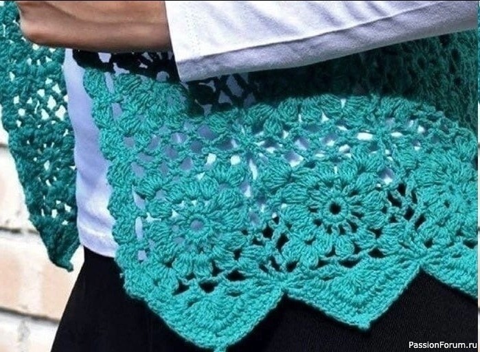 Жилетка ажурная крючком. МУ
