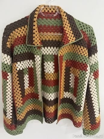 Стильный жакет-рубашка. Схемы