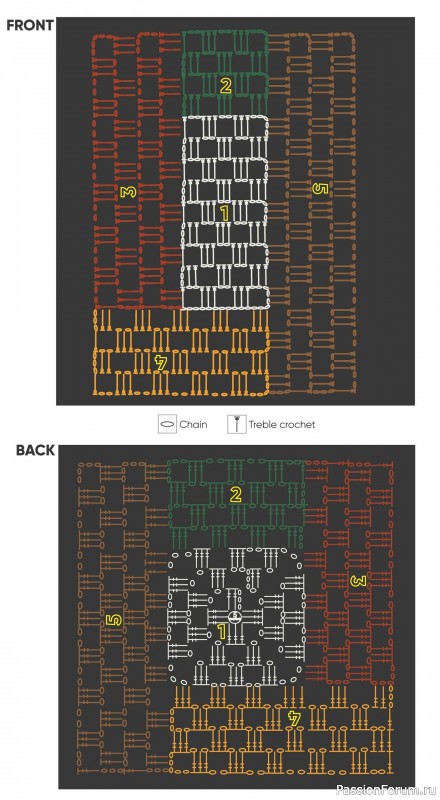 Стильный жакет-рубашка. Схемы