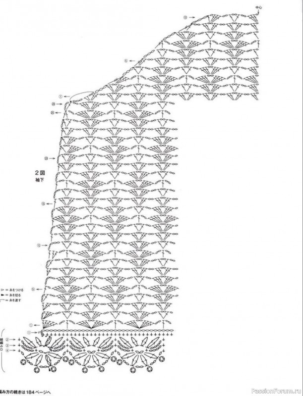 Кружевное платье в винтажном стиле. Схемы