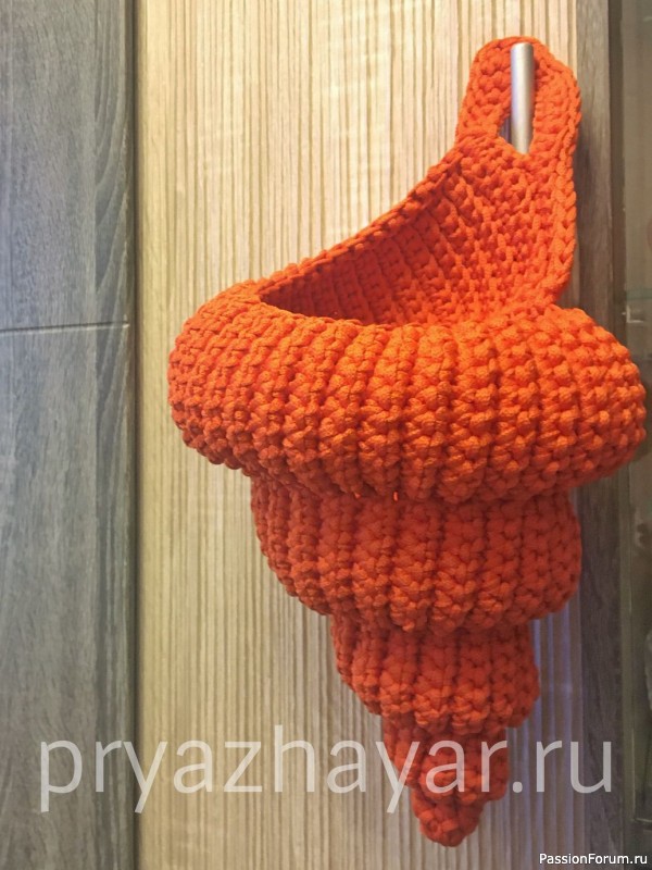 Спиральная ракушка из полиэфирного шнура