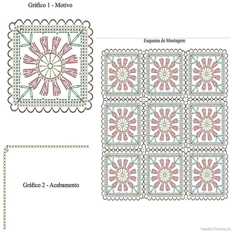 Вязаные подушки. Фото + схемы