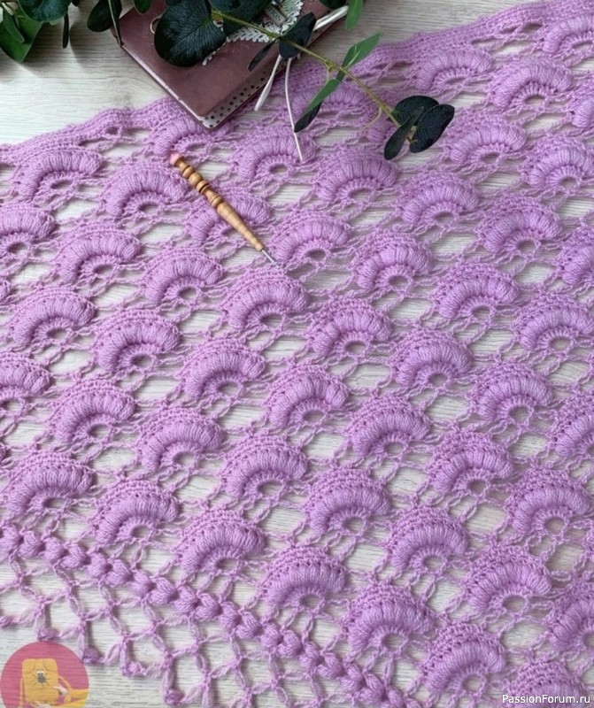 Шаль «Гейша». Схема