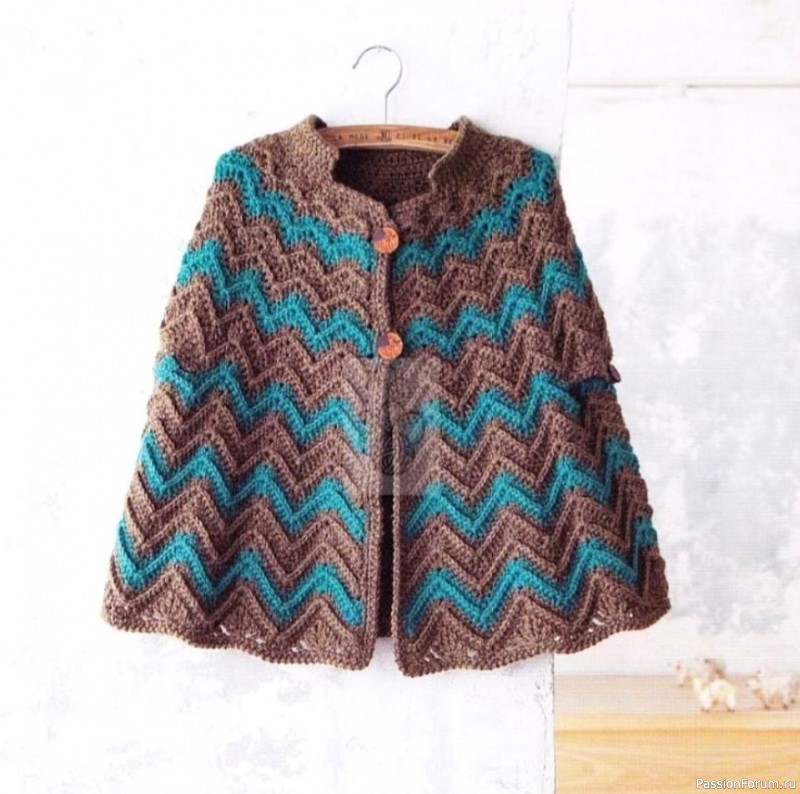 Жилет/накидка. Схема