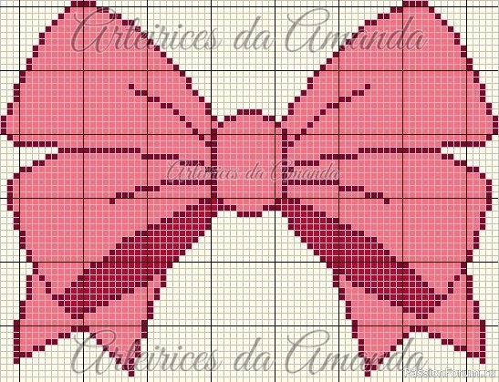 Подборка схем с бантиками