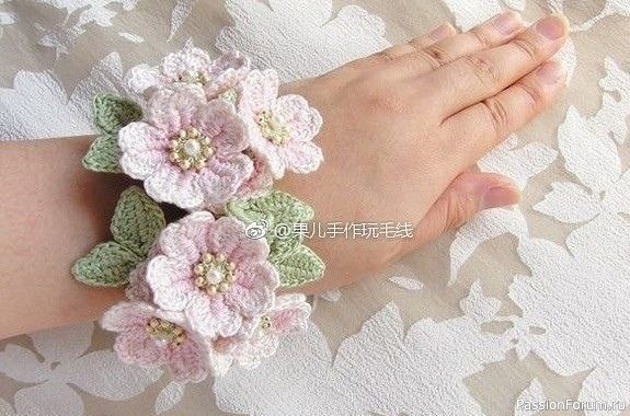 Цветы крючком от японских мастеров. Схемы