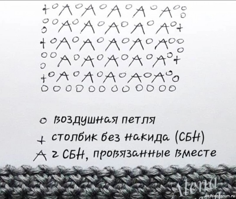 Костюм в технике поперечного вязания крючком.