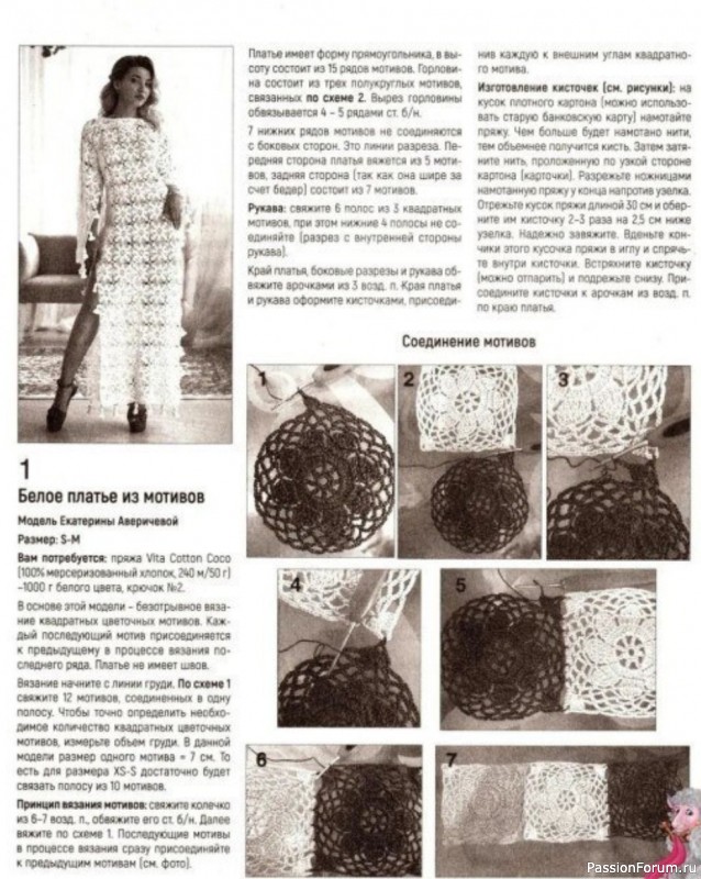 Кружевное платье "Белый жемчуг". Описание