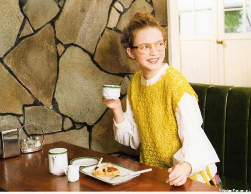 Безрукавка крючком. Схема