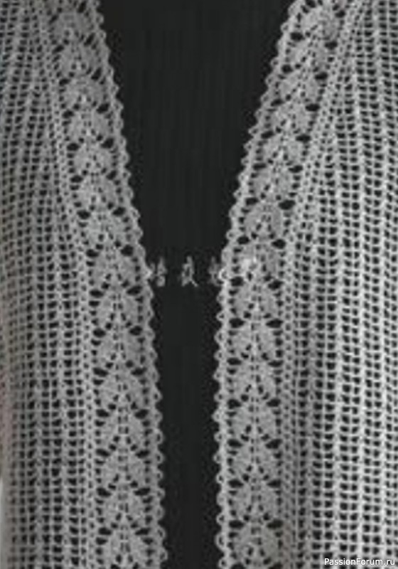 Нежный жилет крючком. Схемы