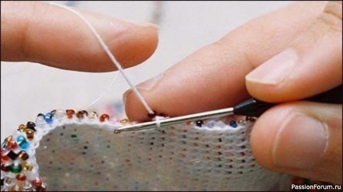 Вязание с бисером для начинающих. Мастер-класс