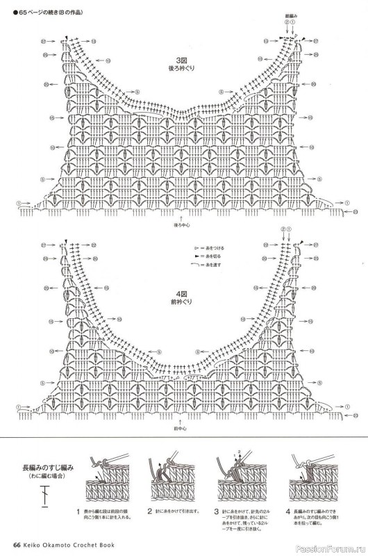 Нарядная блузка крючком. Схемы