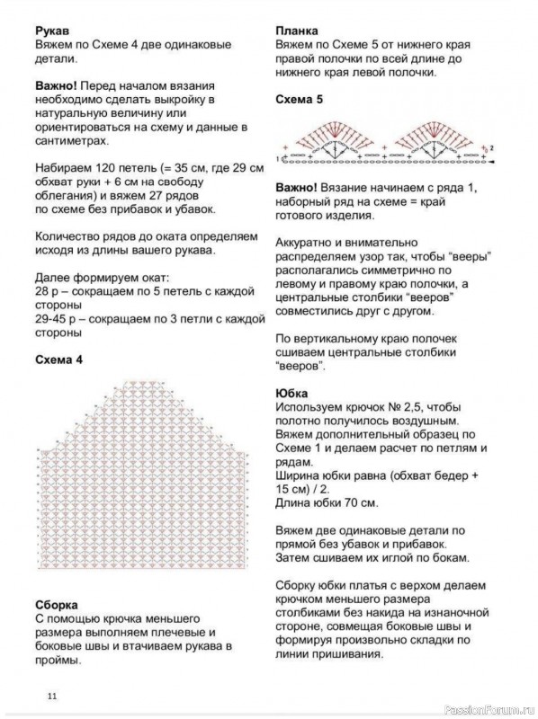 Ажурная кофточка из хлопка. Описание