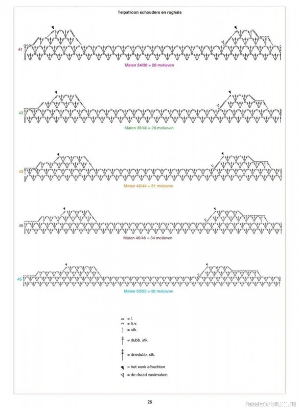 Кардиган крючком. Схемы