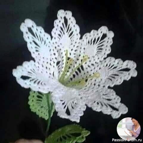Вязаные цветы крючком. Схемы