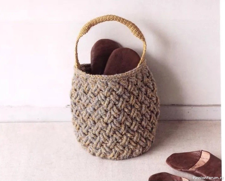 Сумочка крючком. Схема вязания